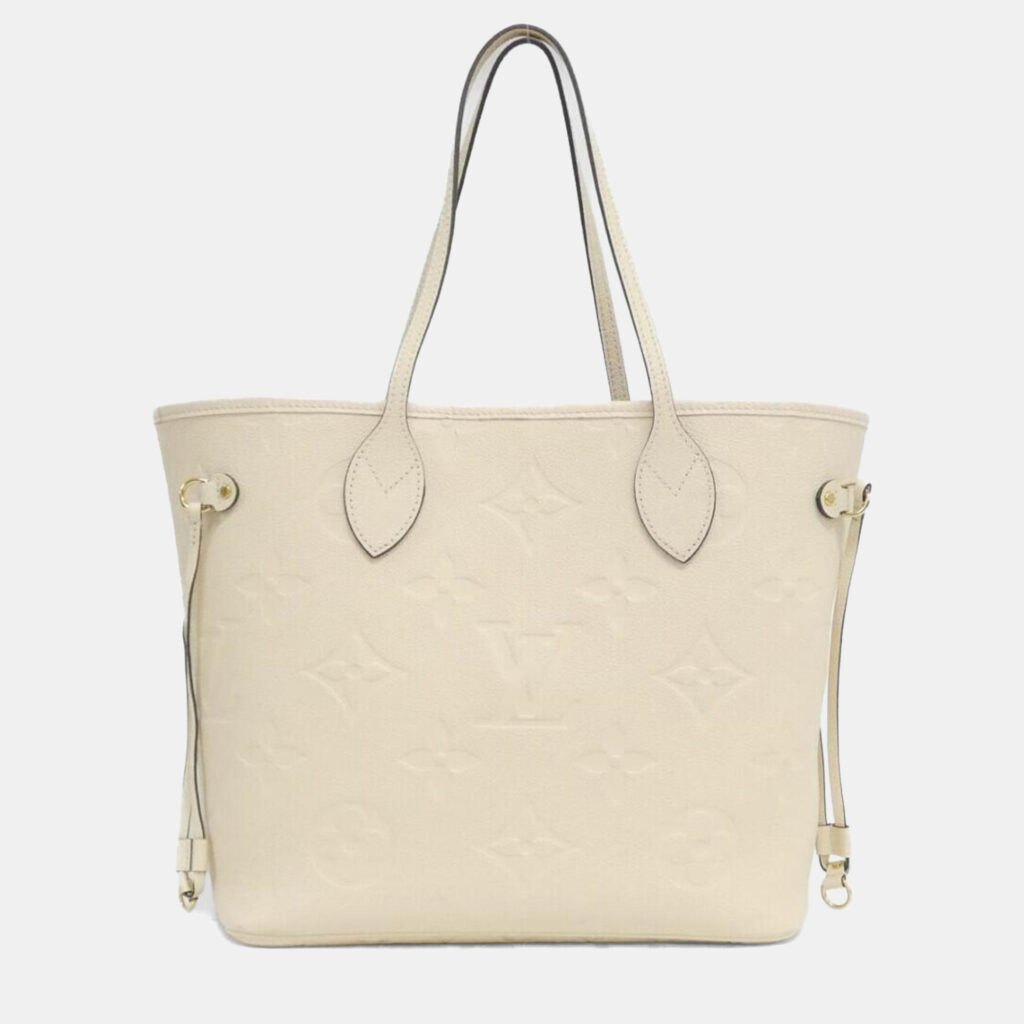 Louis Vuitton Neverfull MM Monogram Empreinte Leather Tote Bag