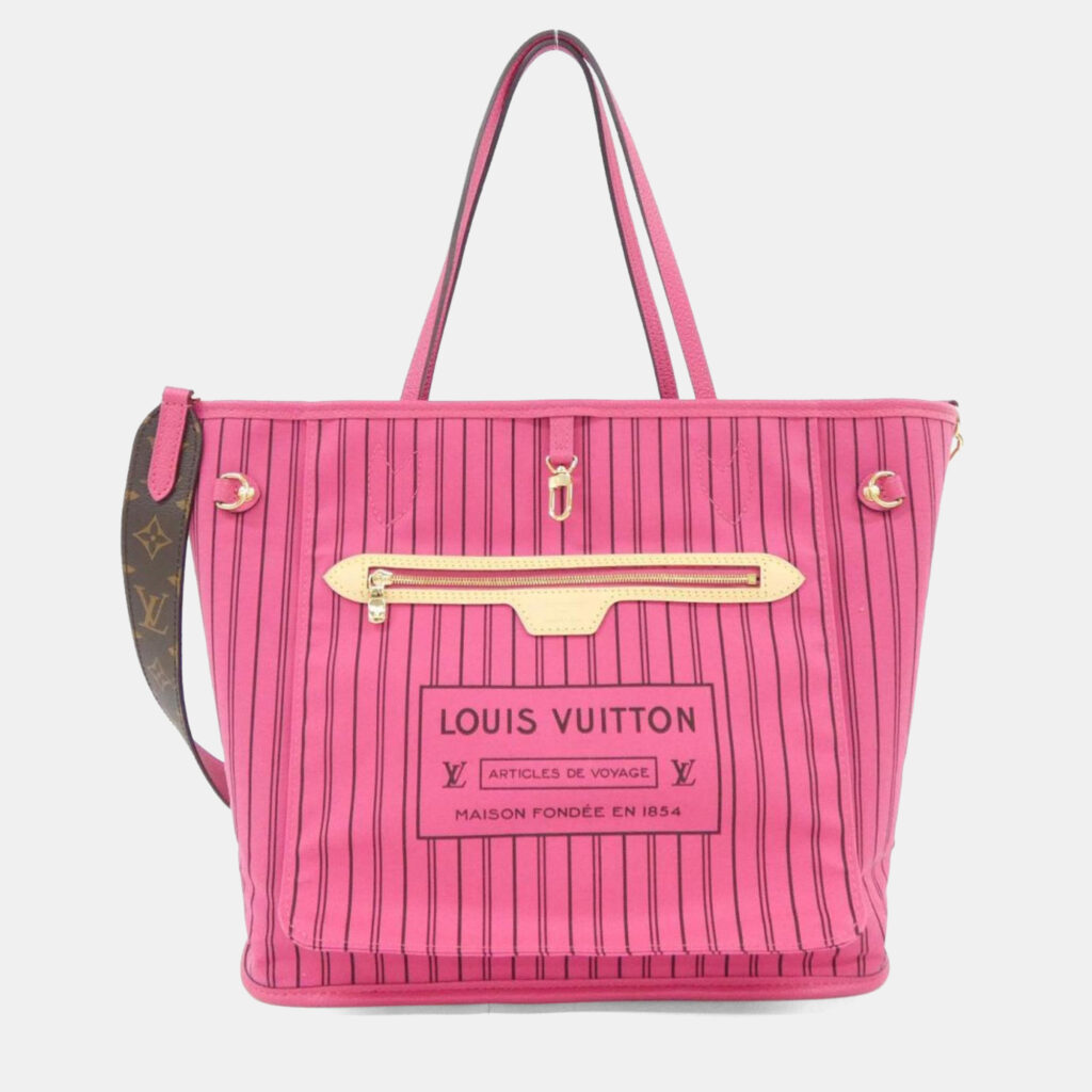 Louis Vuitton Monogram Neverfull Inside-Out Canvas Tote Bag Louis Vuitton Monogram Neverfull Inside-Out Canvas Tote Bag