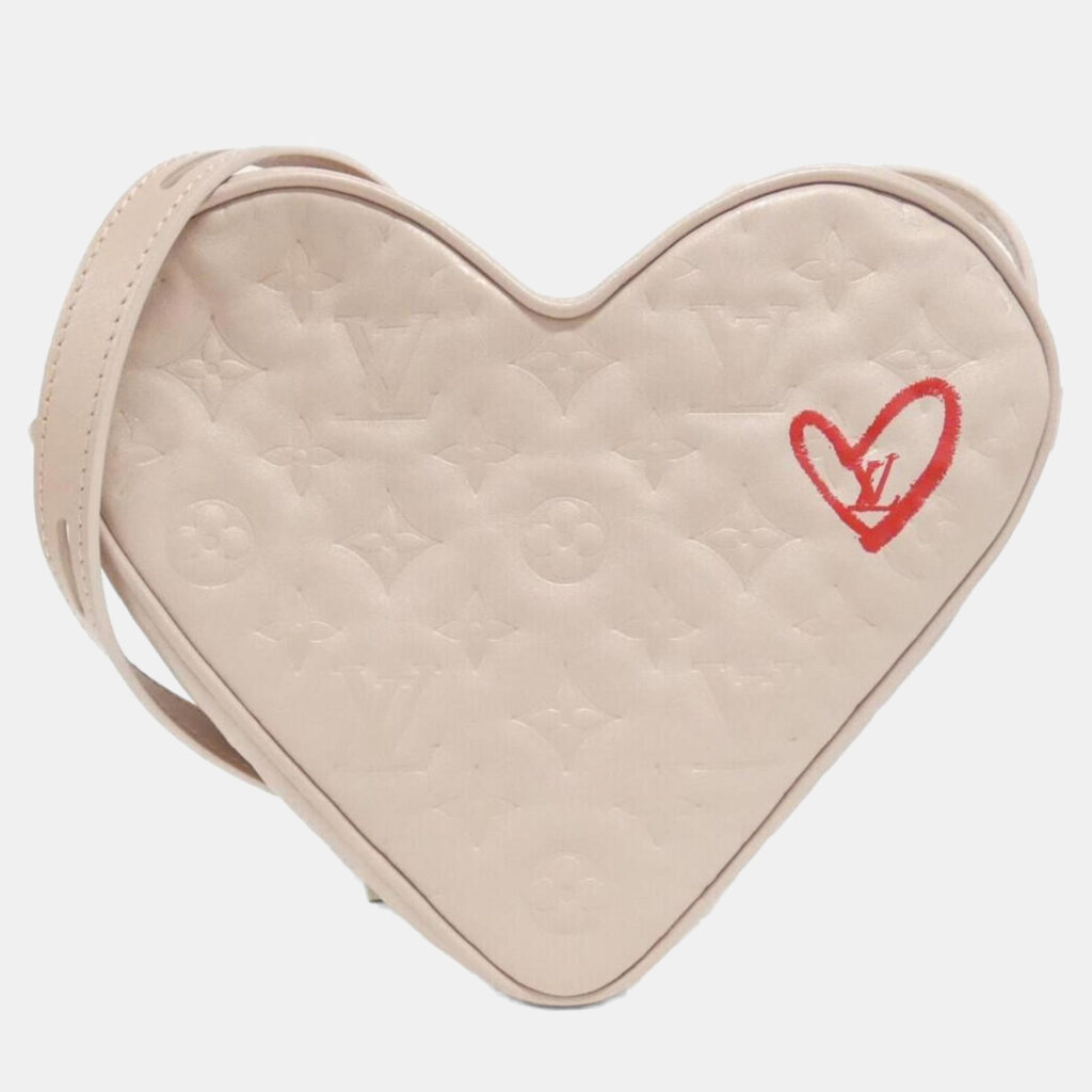 Louis Vuitton Fall in Love Rose Lambskin Leather Shoulder Bag Louis Vuitton Fall in Love Rose Lambskin Leather Shoulder Bag
