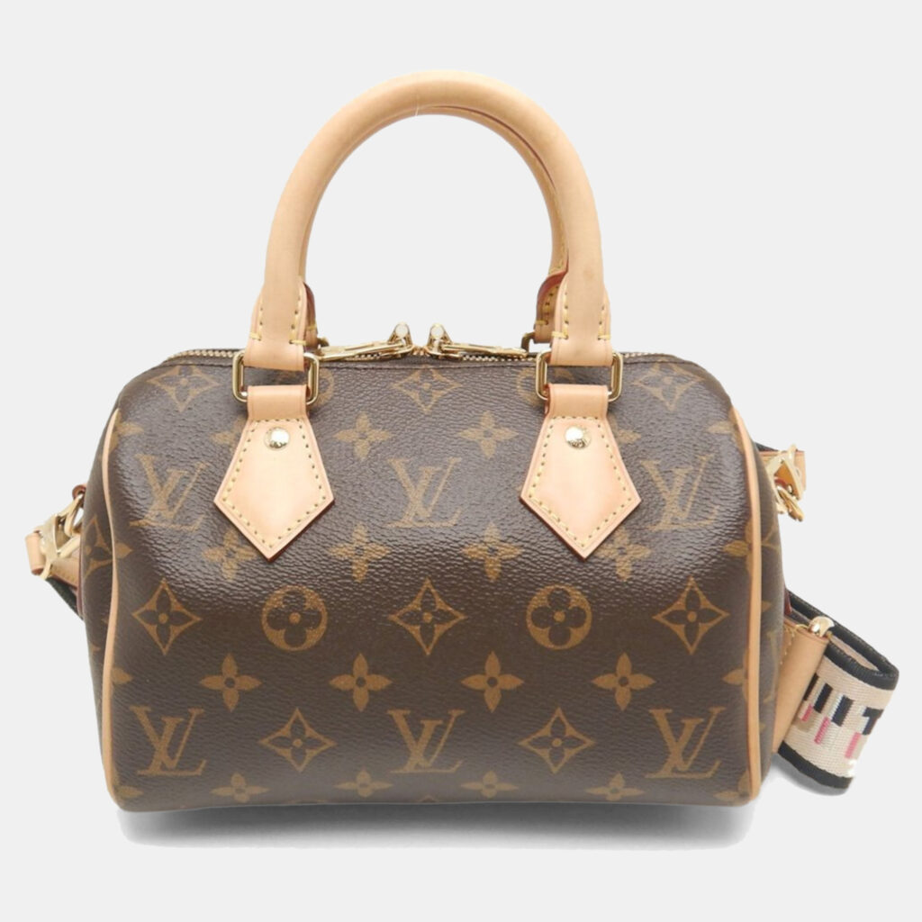 Louis Vuitton Speedy Bandouliere 20 Monogram Coated Canvas Boston Bag Louis Vuitton Speedy Bandouliere 20 Monogram Coated Canvas Boston Bag