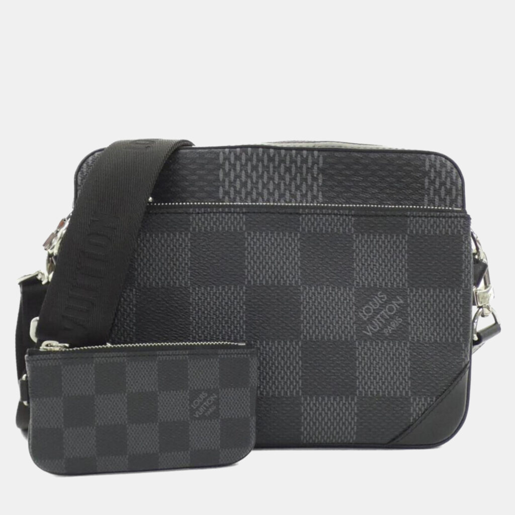 Louis Vuitton Trio Damier Graphite Shoulder Bag Louis Vuitton Trio Damier Graphite Shoulder Bag