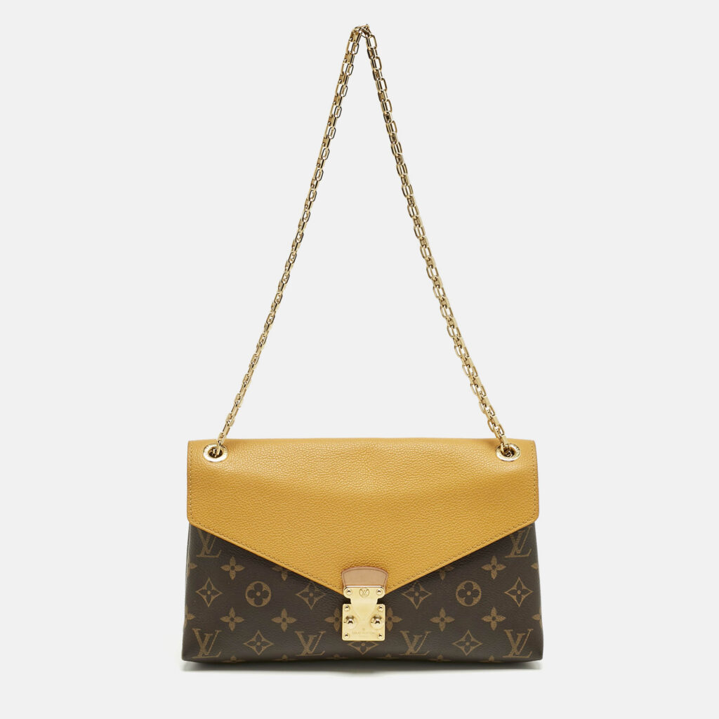 Louis Vuitton Safran Monogram Canvas Pallas Chain Bag
