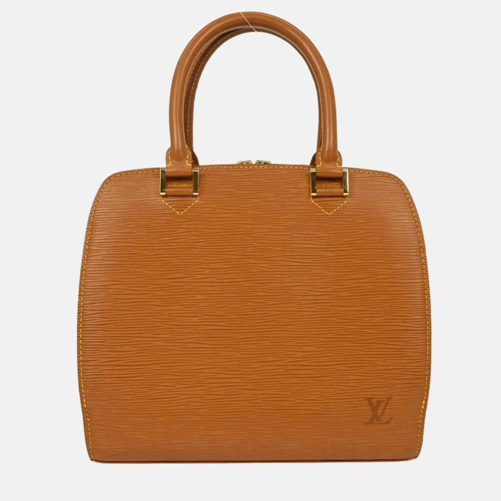 Louis Vuitton Epi Pont Neuf Brown Leather Handbag Louis Vuitton Epi Pont Neuf Brown Leather Handbag