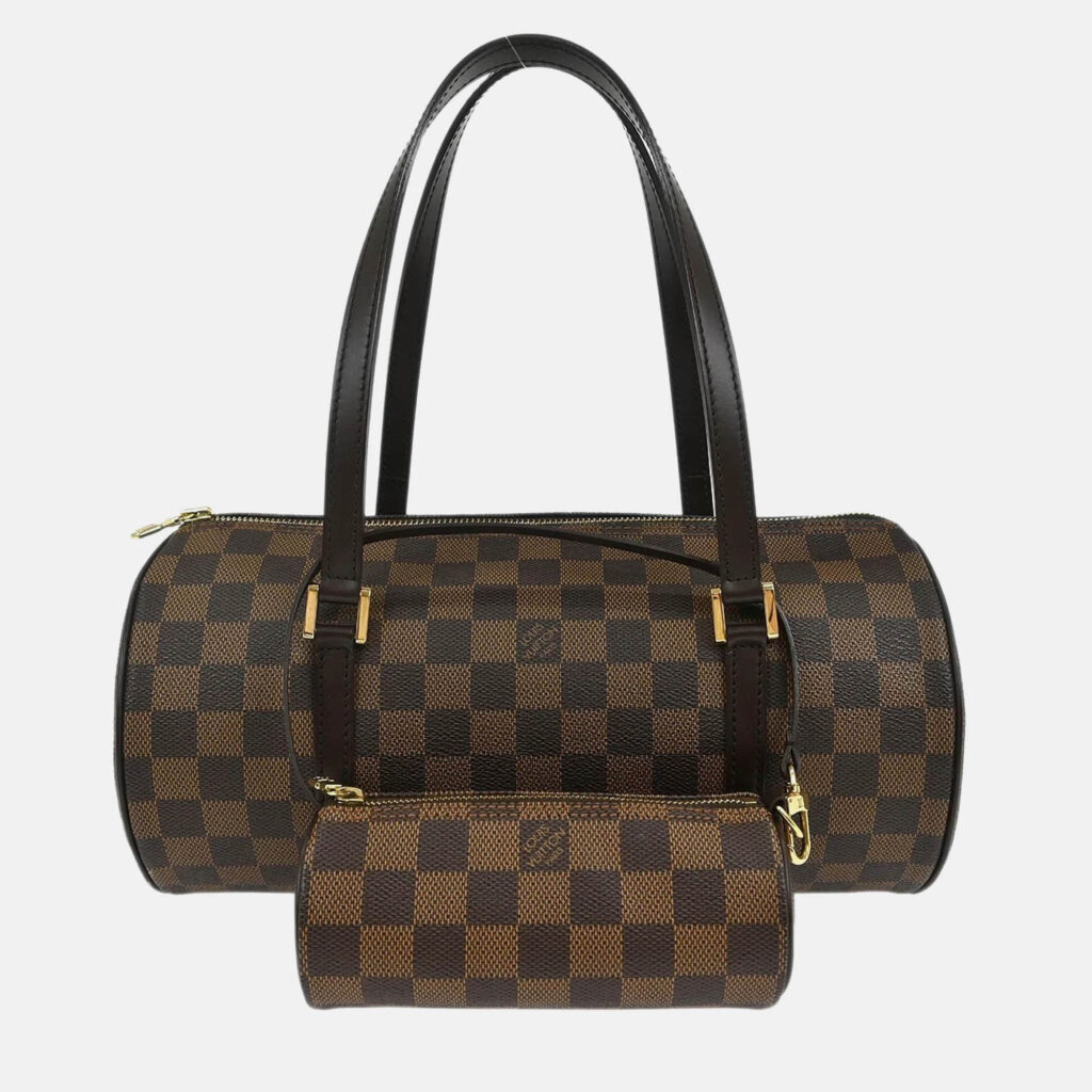 Louis Vuitton Papillon 30 Damier Ebene Coated Canvas Boston Bag Louis Vuitton Papillon 30 Damier Ebene Coated Canvas Boston Bag