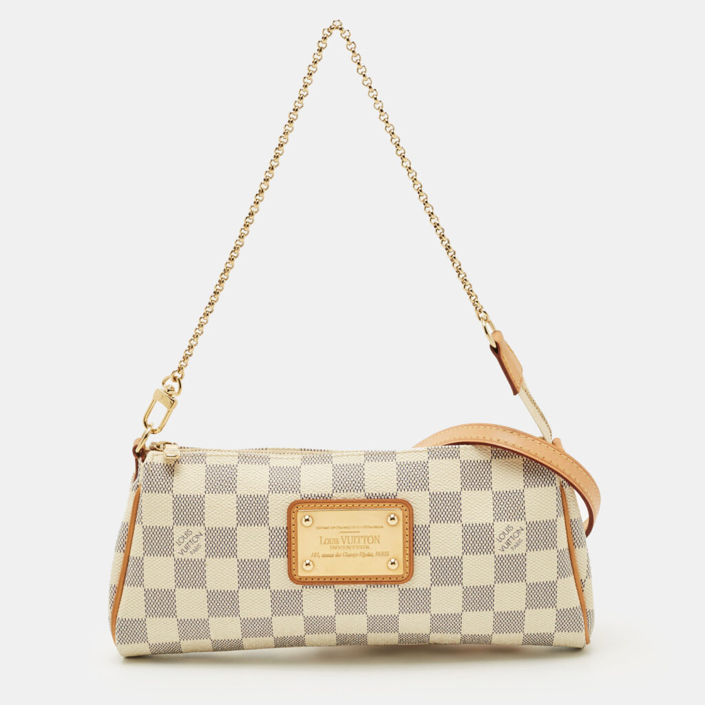 Louis Vuitton Damier Azur Canvas Eva Pochette Louis Vuitton Damier Azur Canvas Eva Pochette