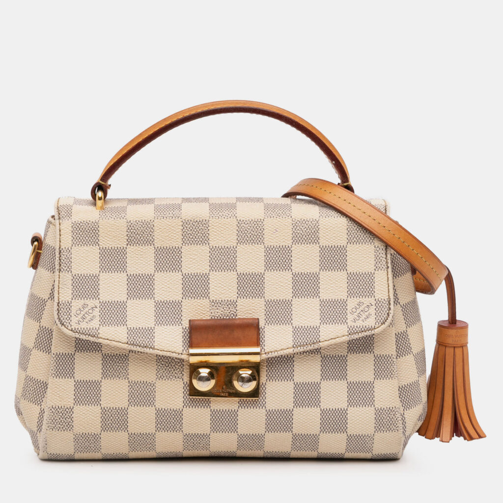 Louis Vuitton White Damier Azur Croisette Louis Vuitton White Damier Azur Croisette