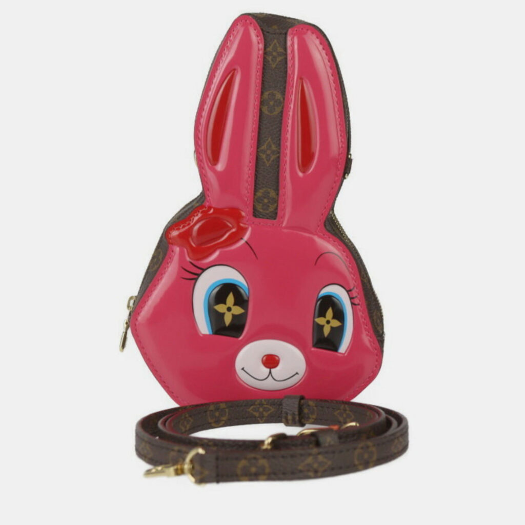 Louis Vuitton x Sun Yitian Rabbit Brown Monogram Canvas Wallet On Chain Louis Vuitton x Sun Yitian Rabbit Brown Monogram Canvas Wallet On Chain