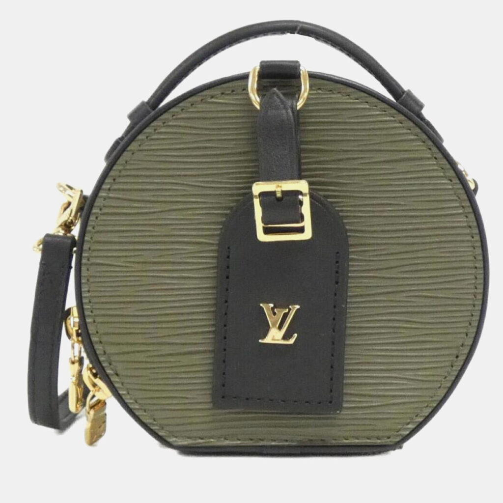 Louis Vuitton Boite Chapeau Mini Epi Leather Shoulder Bag Louis Vuitton Boite Chapeau Mini Epi Leather Shoulder Bag