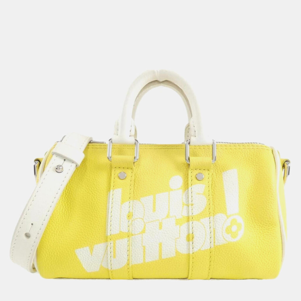 Louis Vuitton Keepall XS Everyday Yellow LV Boston Bag Louis Vuitton Keepall XS Everyday Yellow LV Boston Bag