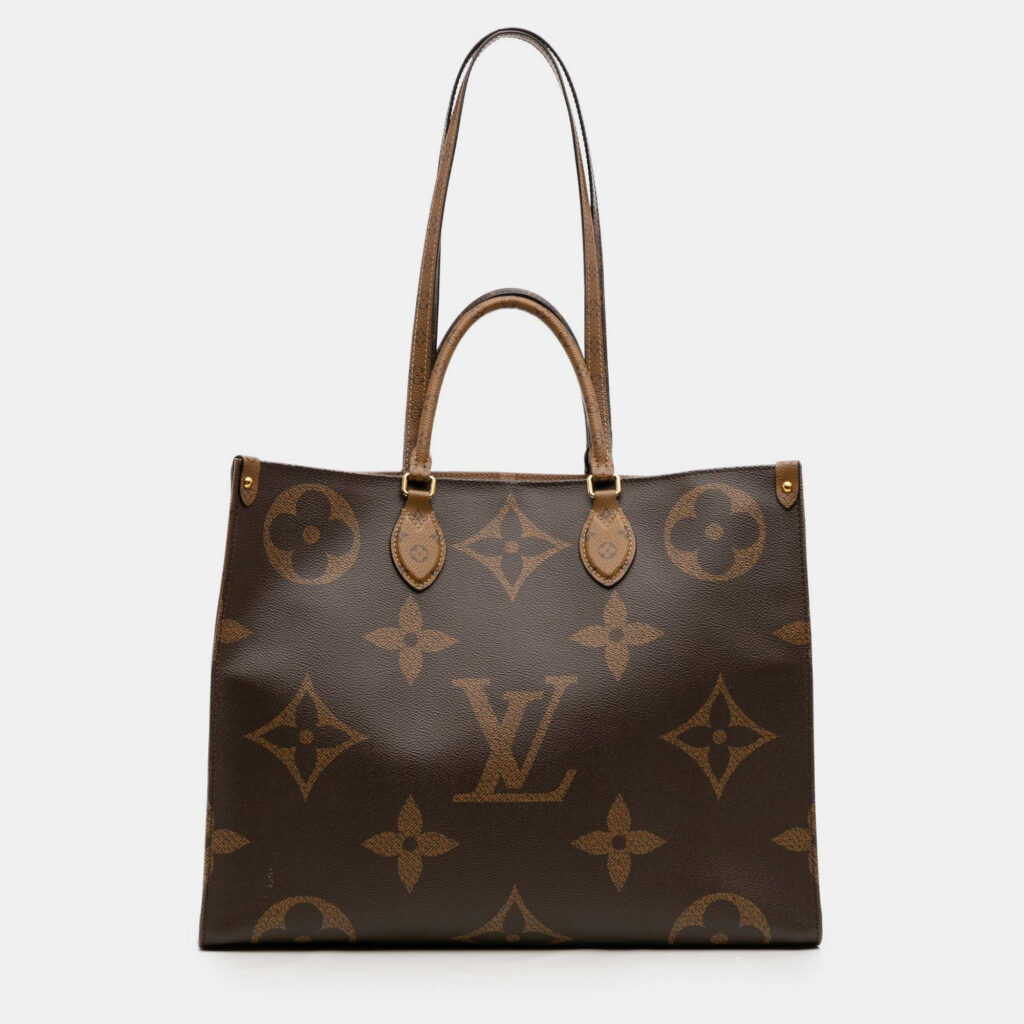 Louis Vuitton Brown Monogram Reverse Giant OnTheGo GM Louis Vuitton Brown Monogram Reverse Giant OnTheGo GM