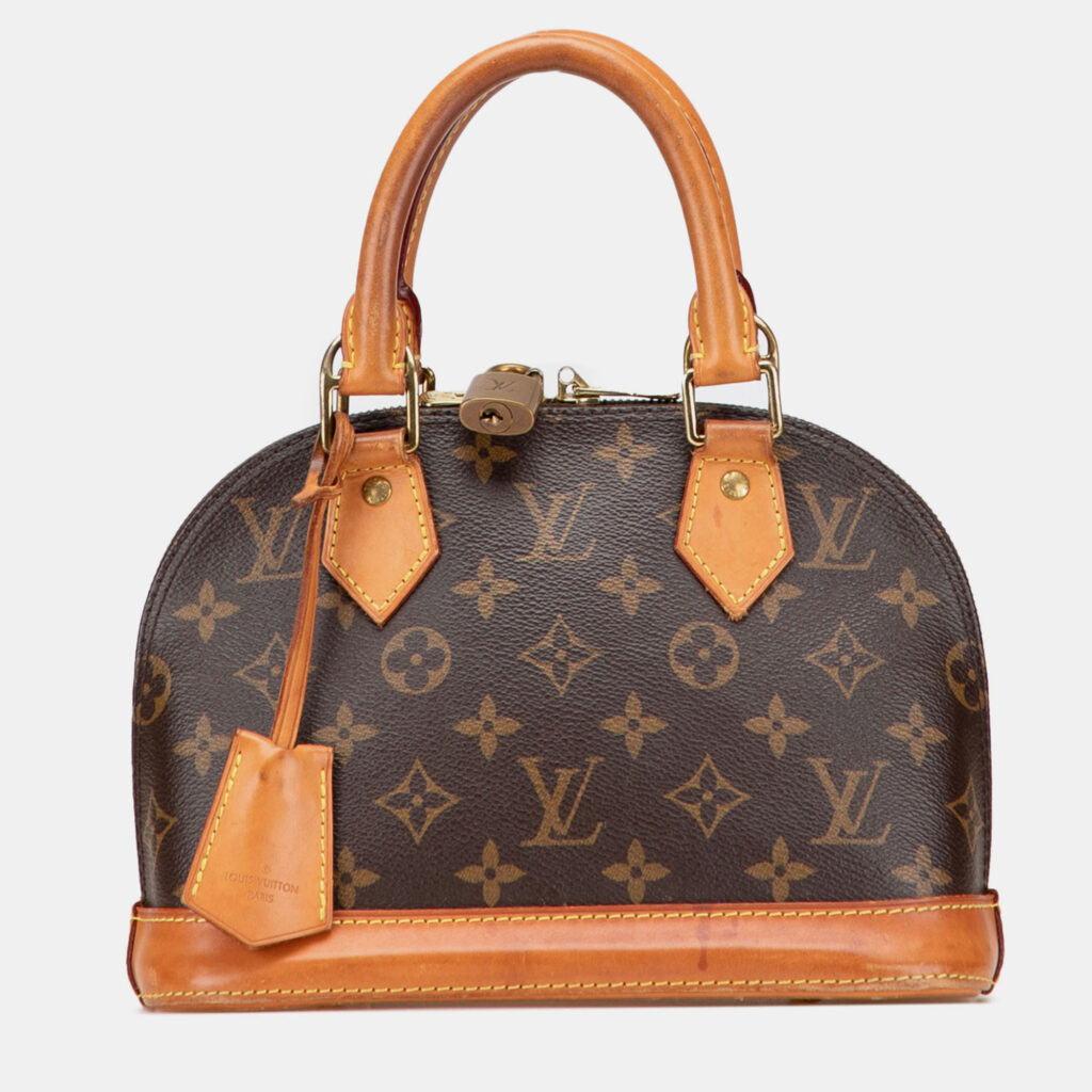 luxury-women-louis-vuitton-used-handbags-p1216936-003-1.jpg Louis Vuitton Brown Monogram Alma BB