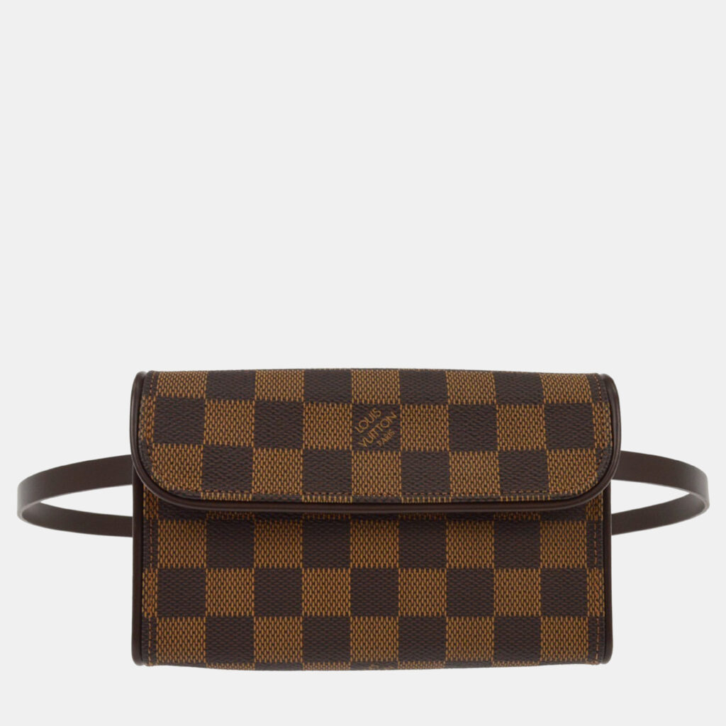 luxury-women-louis-vuitton-used-handbags-p1217041-003-1.jpg Louis Vuitton Damier Pochette Florentine Belt Bum Bag #S