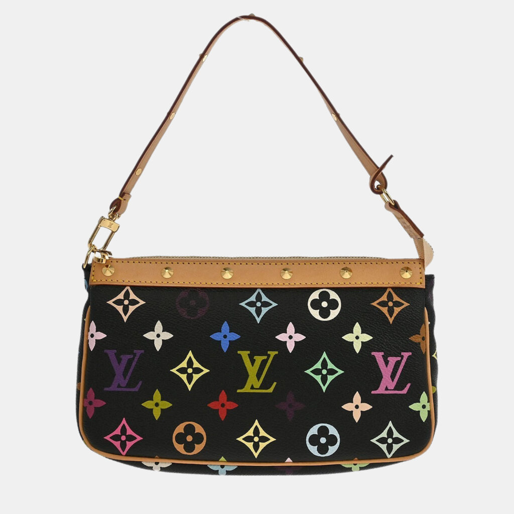 Louis Vuitton Black Multicolor Pochette Accessoires Louis Vuitton Black Multicolor Pochette Accessoires