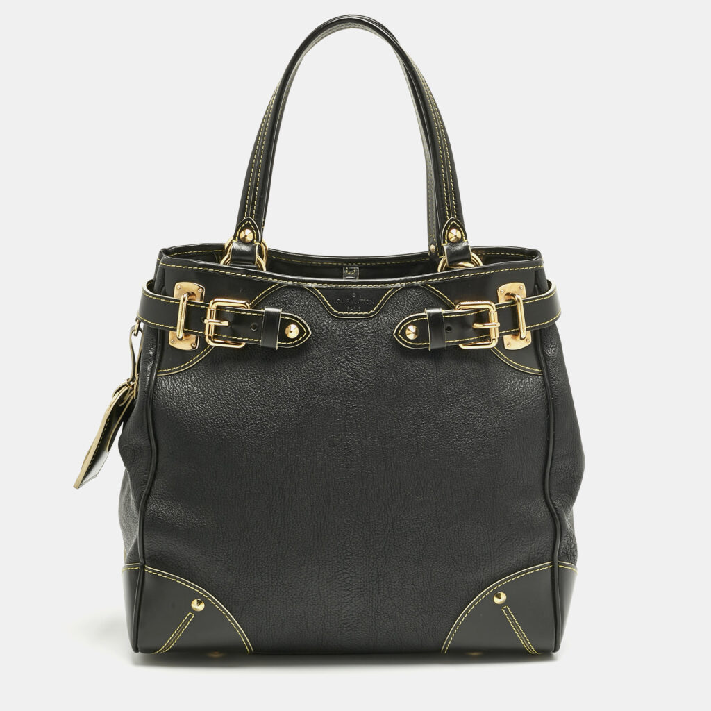 luxury-women-louis-vuitton-used-handbags-p1217329-005-1.jpg Louis Vuitton Black Suhali Leather Le Majestueux Bag
