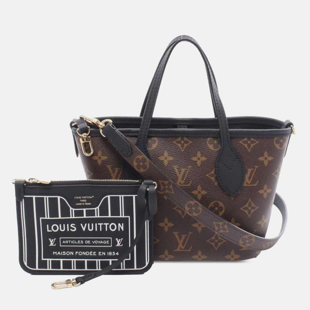 Louis Vuitton Brown Monogram Neverfull Bandouliere Inside Out BB Louis Vuitton Brown Monogram Neverfull Bandouliere Inside Out BB