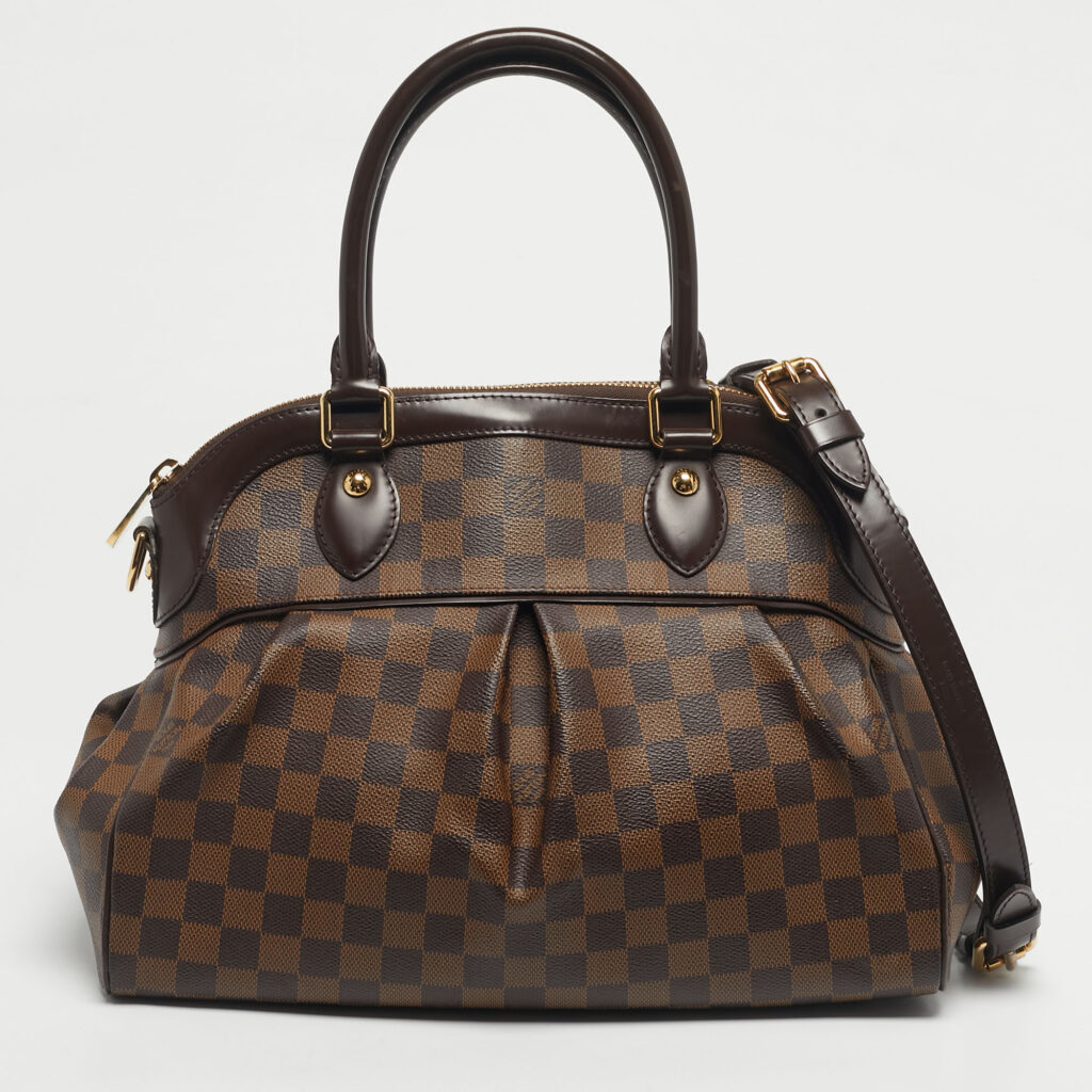 Louis Vuitton Damier Ebene Canvas Trevi PM Bag Louis Vuitton Damier Ebene Canvas Trevi PM Bag