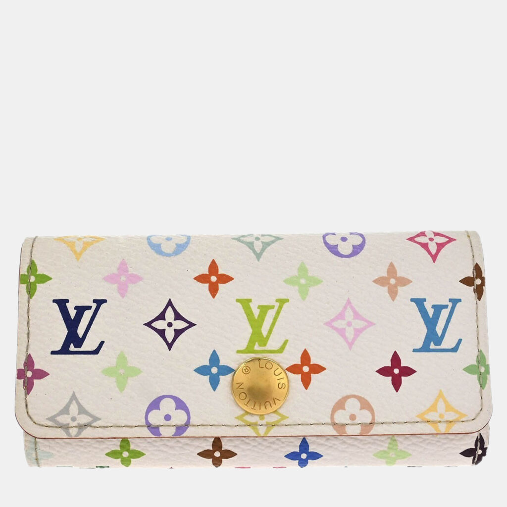 luxury-women-louis-vuitton-used-handbags-p1217861-003-1.jpg Louis Vuitton Monogram Multicolor Multicles 4 Key Case
