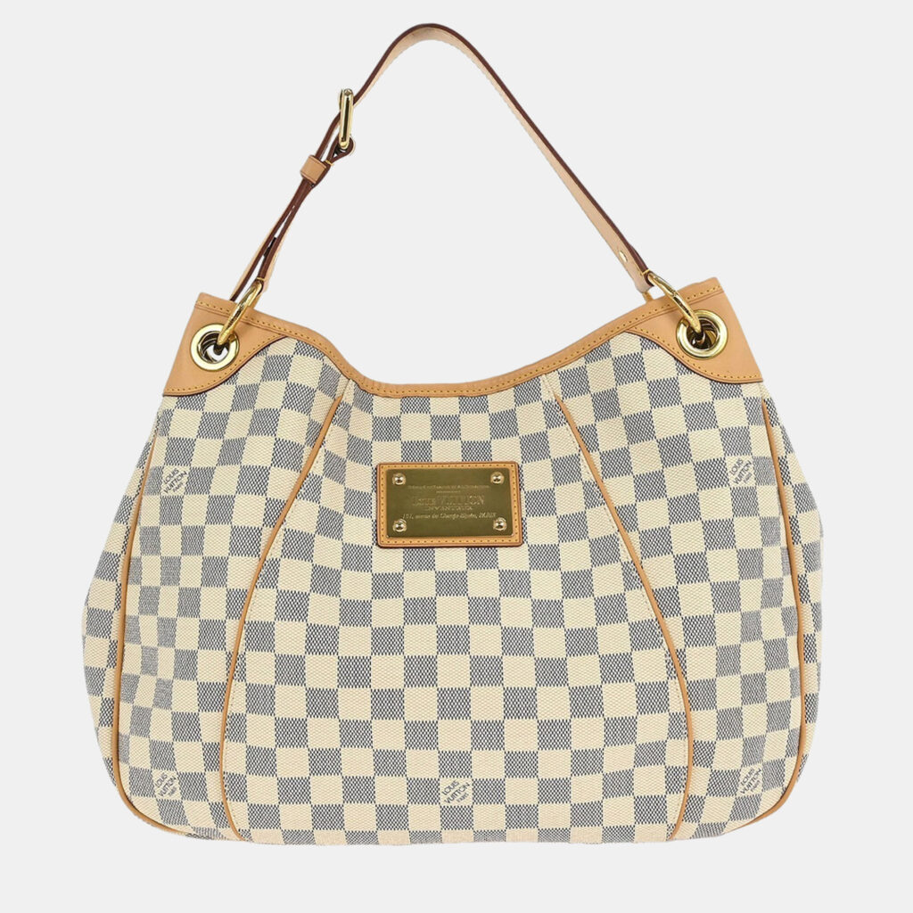 Louis Vuitton Damier Azur Galliera PM Shoulder Bag Louis Vuitton Damier Azur Galliera PM Shoulder Bag