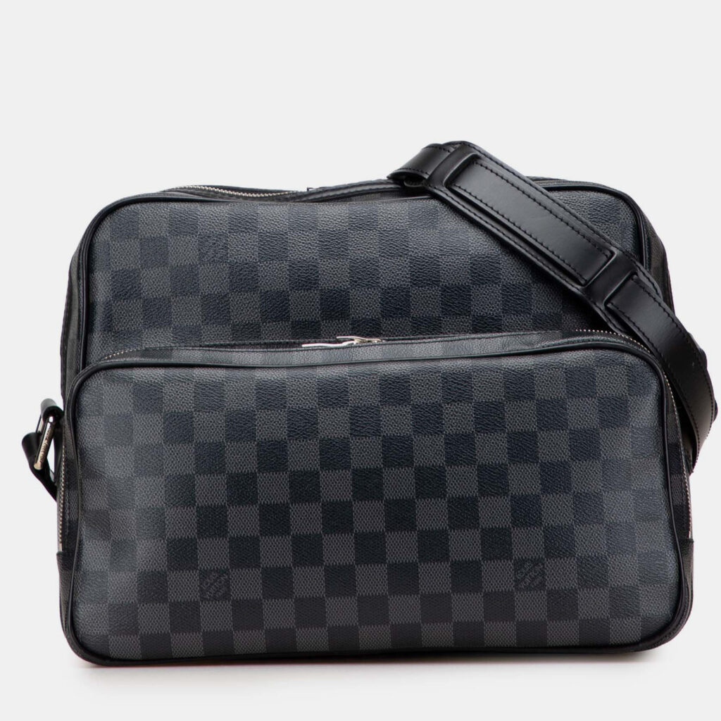 Louis Vuitton Black Damier Graphite Sac Leoh Louis Vuitton Black Damier Graphite Sac Leoh