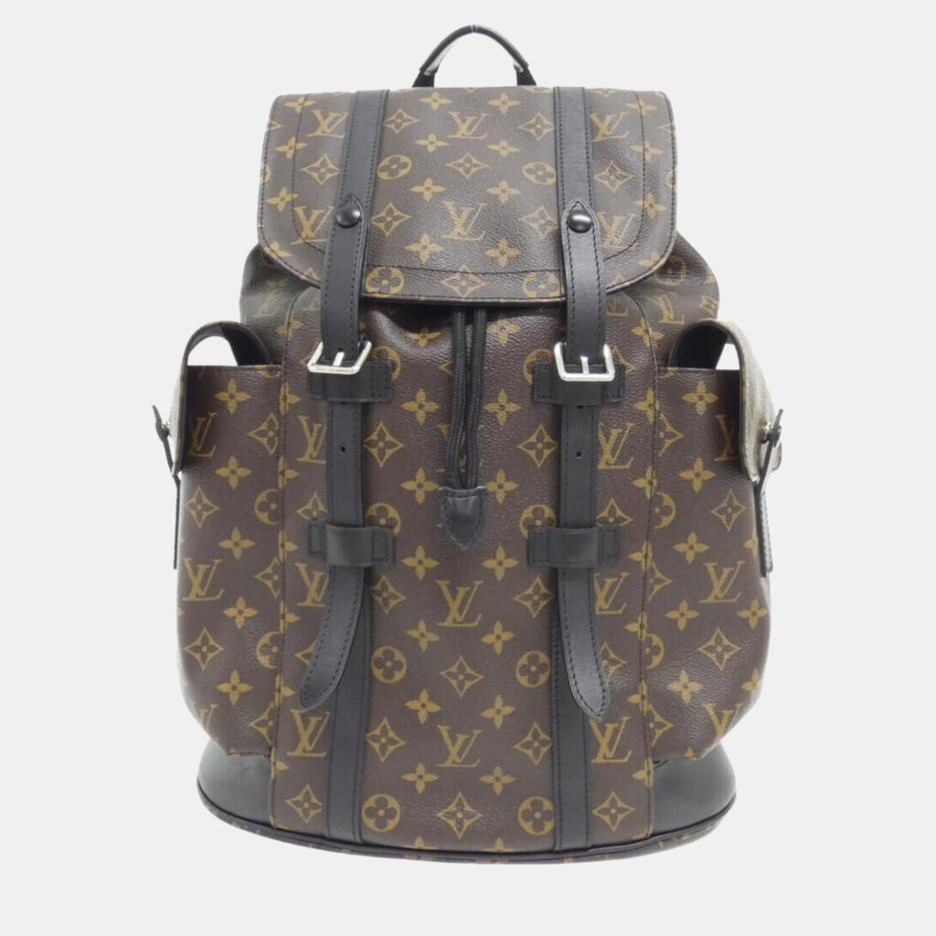 Louis Vuitton Monogram Macassar Christopher Mm Backpack Louis Vuitton Monogram Macassar Christopher Mm Backpack