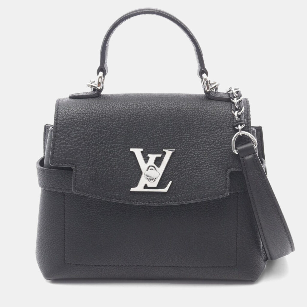 Louis Vuitton Lockme Evermini Handbag Leather Black