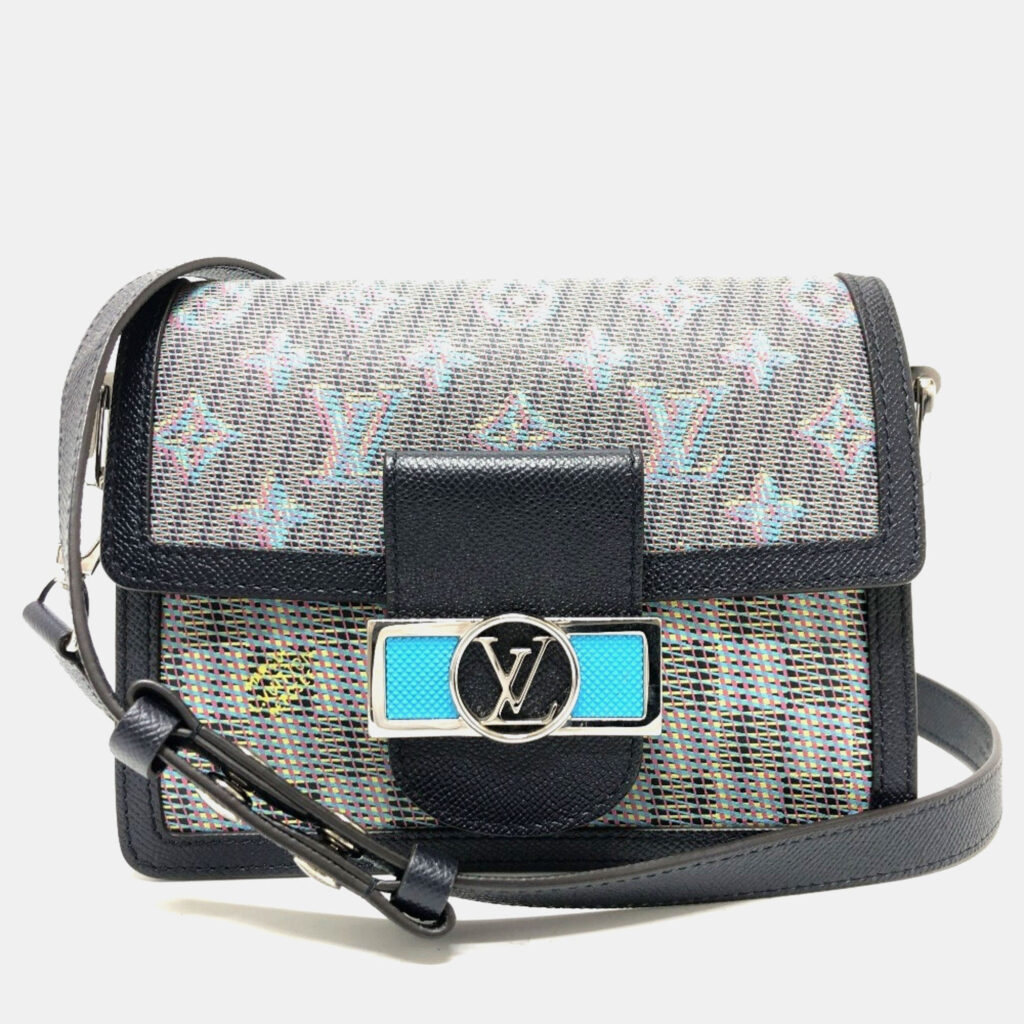 Louis Vuitton Lv Pop Dauphine Mini Crossbody Bag/Shoulder Bag Leather Blue