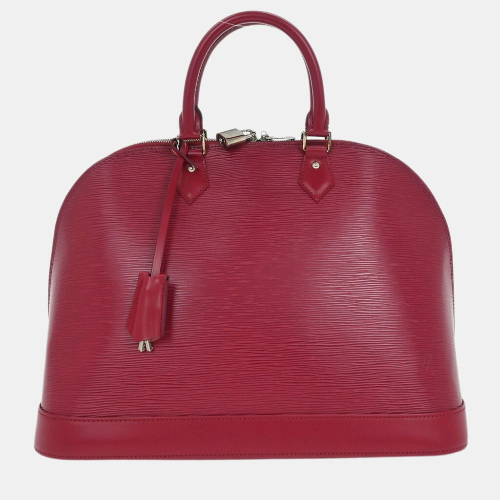 luxury-women-louis-vuitton-used-handbags-p1218611-006.jpeg Louis Vuitton Dark Pink Epi Alma GM Handbag