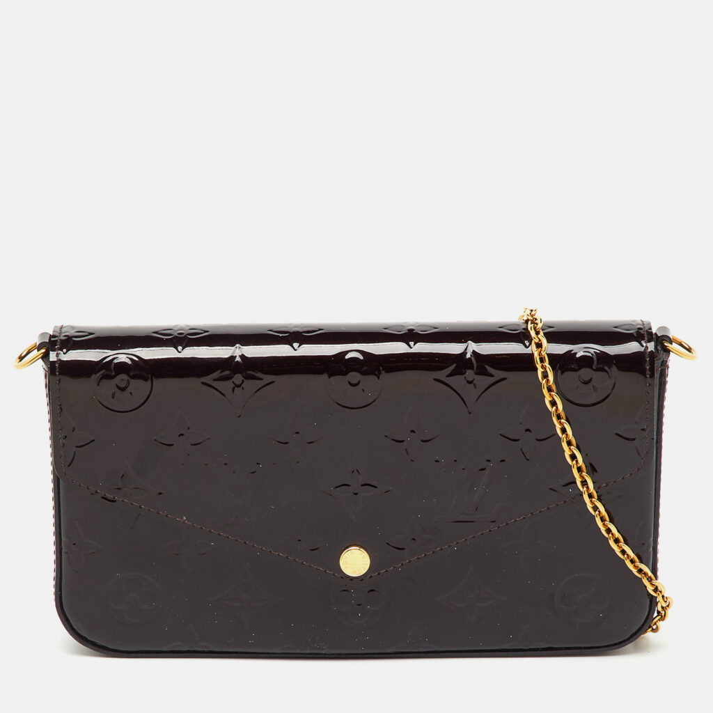 luxury-women-louis-vuitton-used-handbags-p1219310-003.jpg Louis Vuitton Amarante Monogram Vernis Felicie Pochette Bag