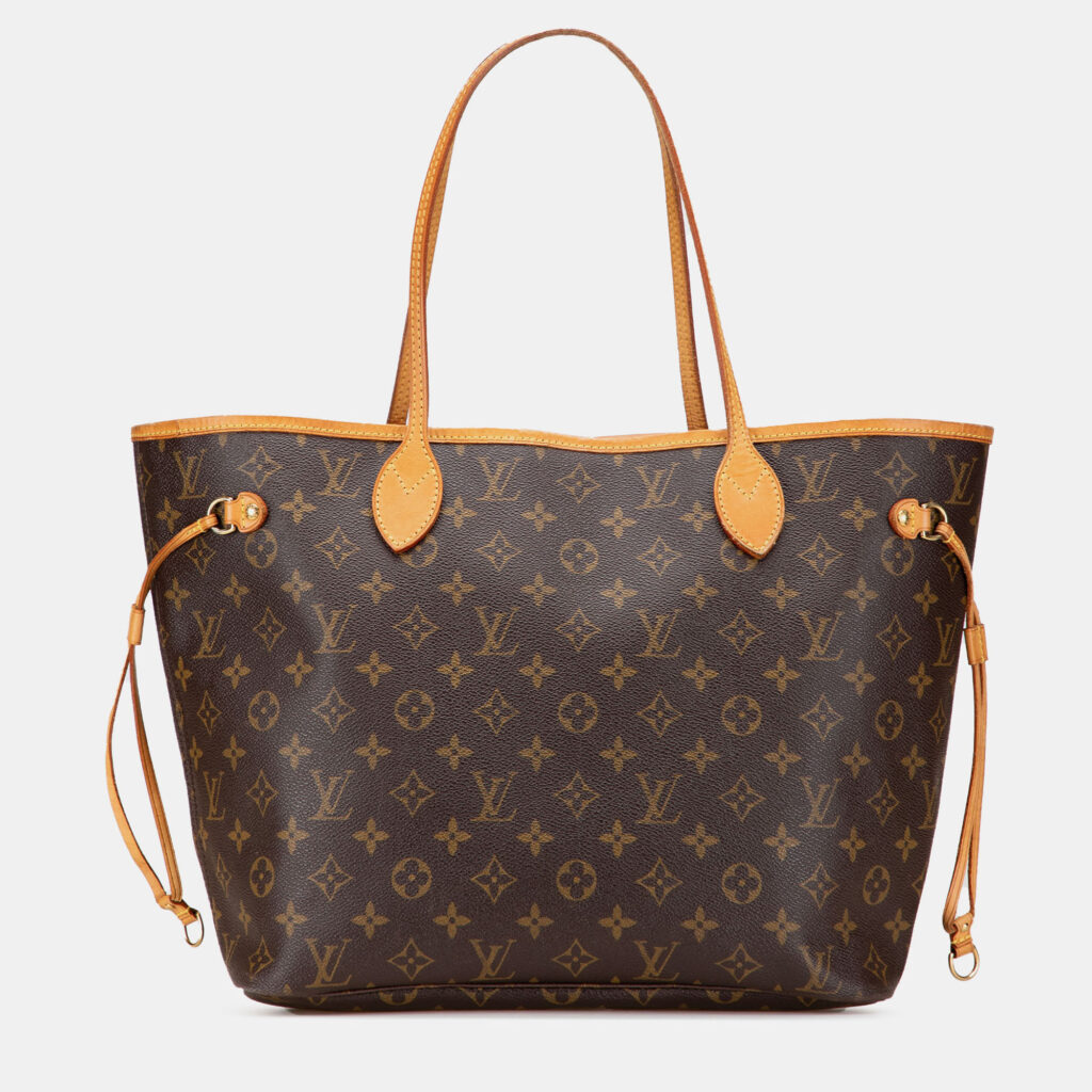 luxury-women-louis-vuitton-used-handbags-p1219552-010-1.jpg Louis Vuitton Brown Monogram Neverfull MM