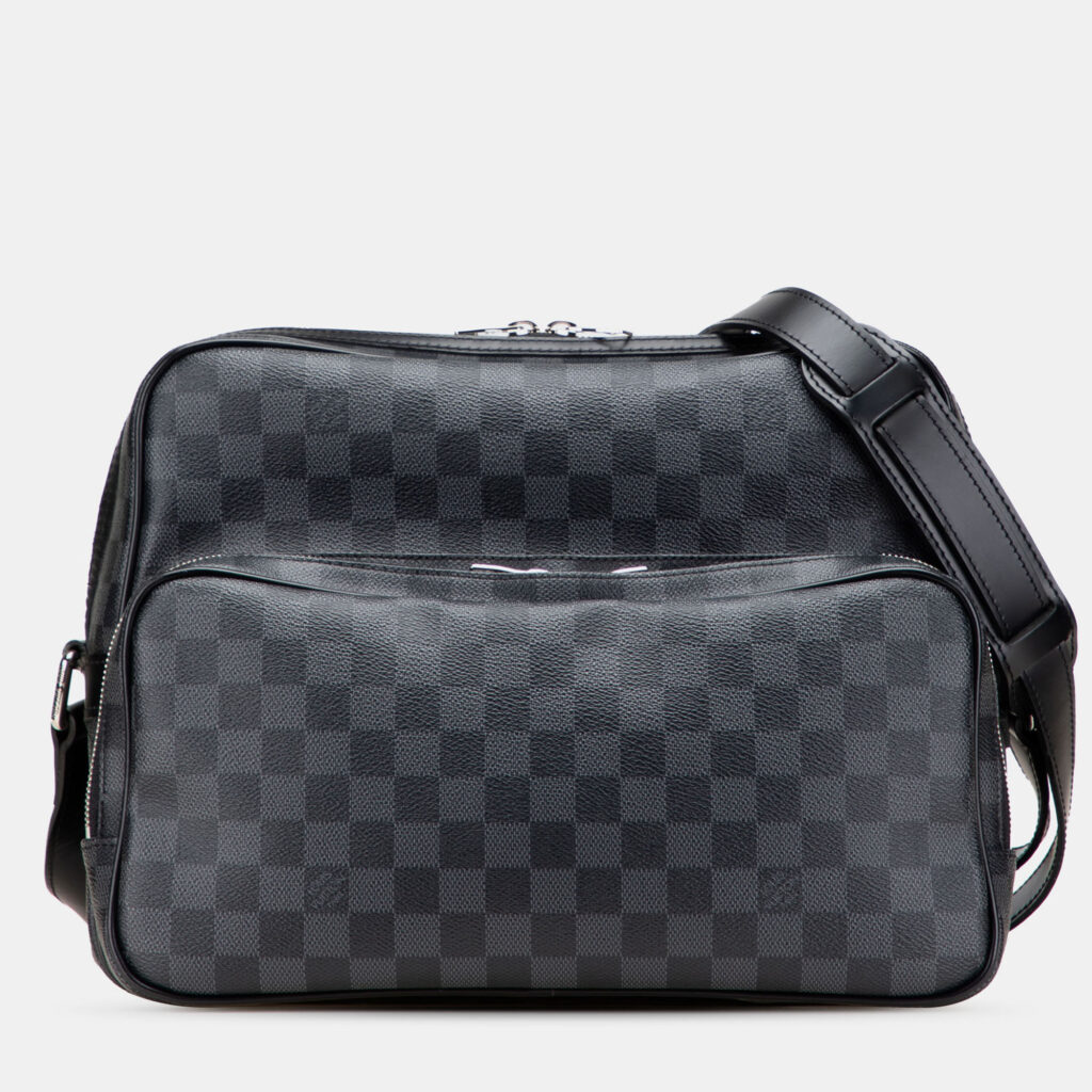 luxury-women-louis-vuitton-used-handbags-p1219562-008-1.jpg Louis Vuitton Black Damier Graphite Sac Leoh