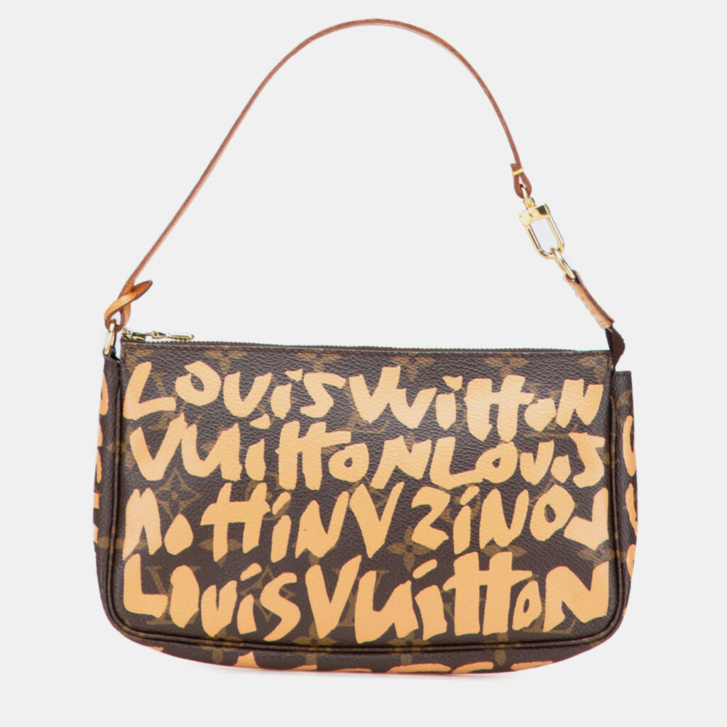 Louis Vuitton Brown Stephen Sprouse Monogram Graffiti Pochette Accessoires Louis Vuitton Brown Stephen Sprouse Monogram Graffiti Pochette Accessoires