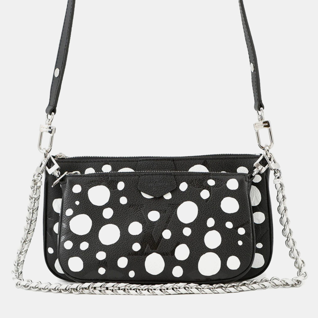 Louis Vuitton Lv X Yk Multi Pochette Accessoires Noir Monogram Empreinte Leather Infinity Dot Louis Vuitton Lv X Yk Multi Pochette Accessoires Noir Monogram Empreinte Leather Infinity Dot