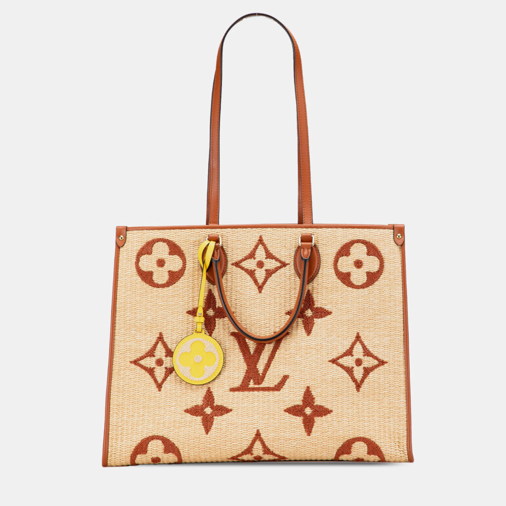 Louis Vuitton Brown Monogram Giant Raffia OnTheGo GM Louis Vuitton Brown Monogram Giant Raffia OnTheGo GM
