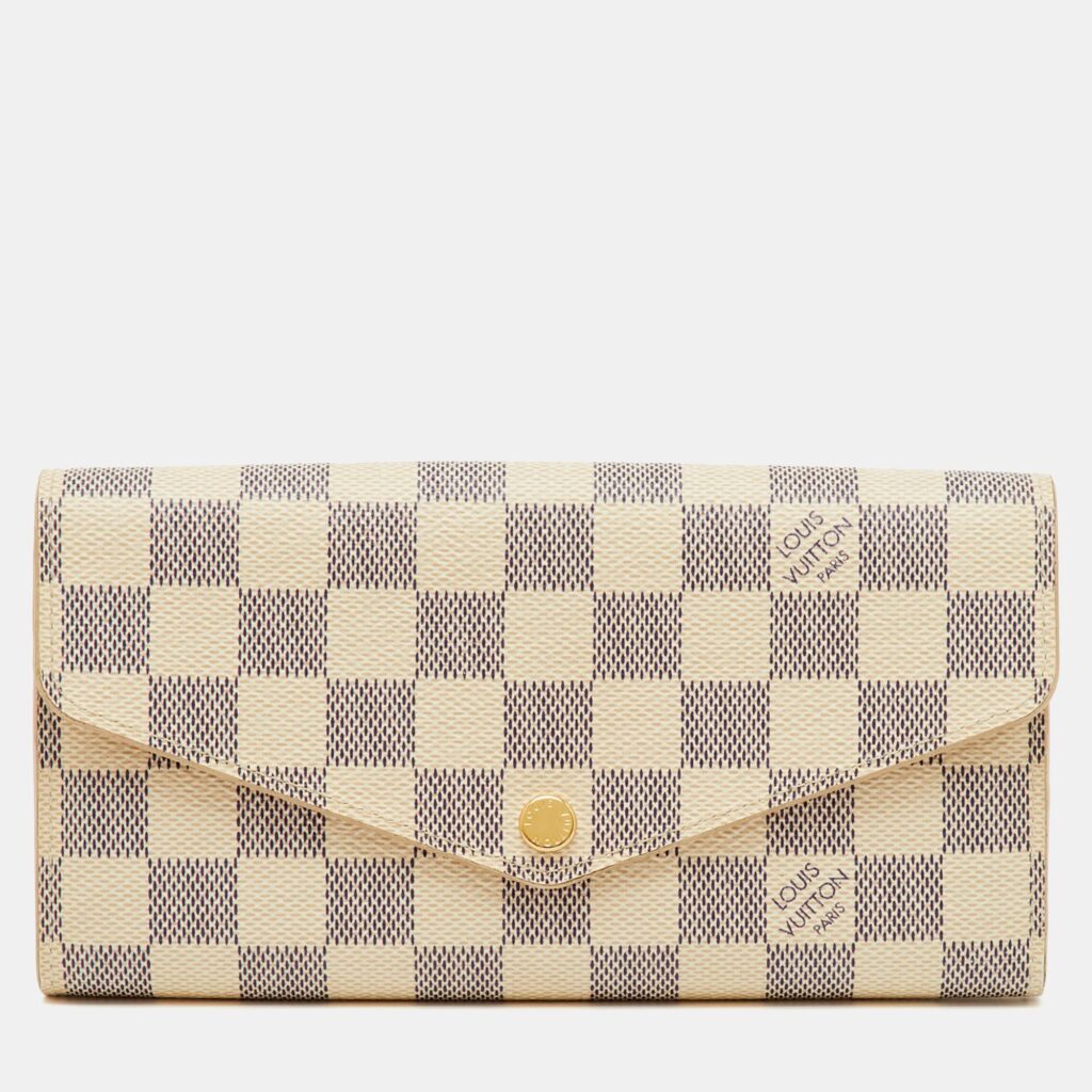 Louis Vuitton Damier Azur Canvas Sarah Wallet