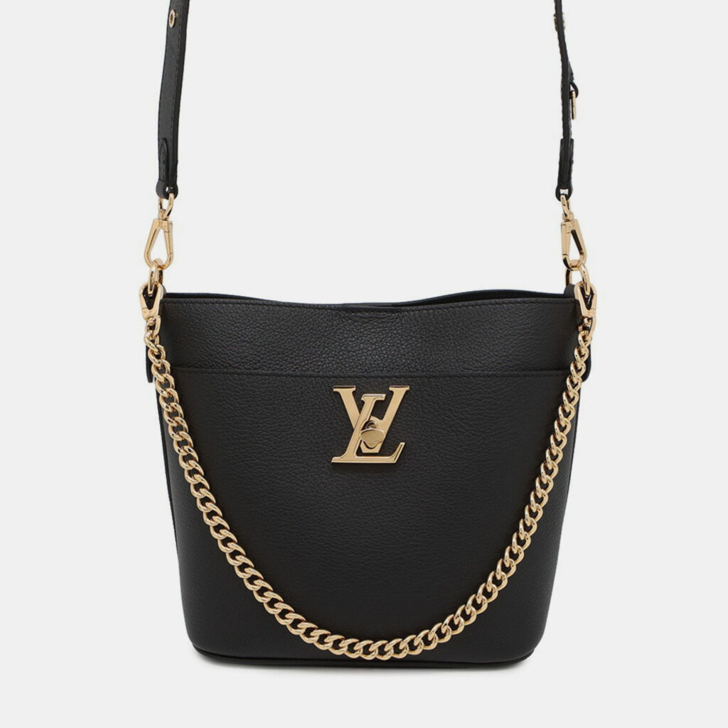 Louis Vuitton Rock & Walk Black Leather Shoulder Bag Louis Vuitton Rock & Walk Black Leather Shoulder Bag