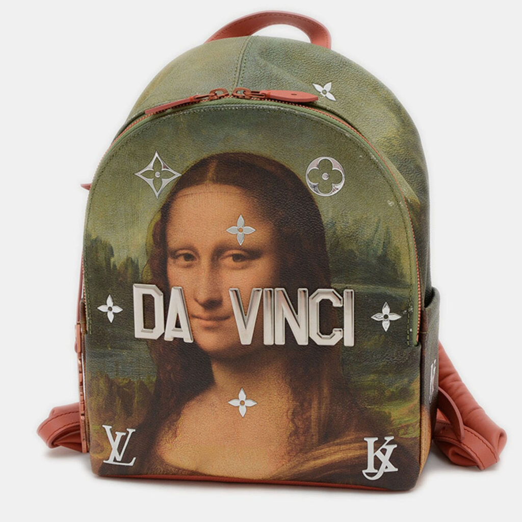 Louis Vuitton Da Vinci Palm Springs Canvas Backpack Louis Vuitton Da Vinci Palm Springs Canvas Backpack