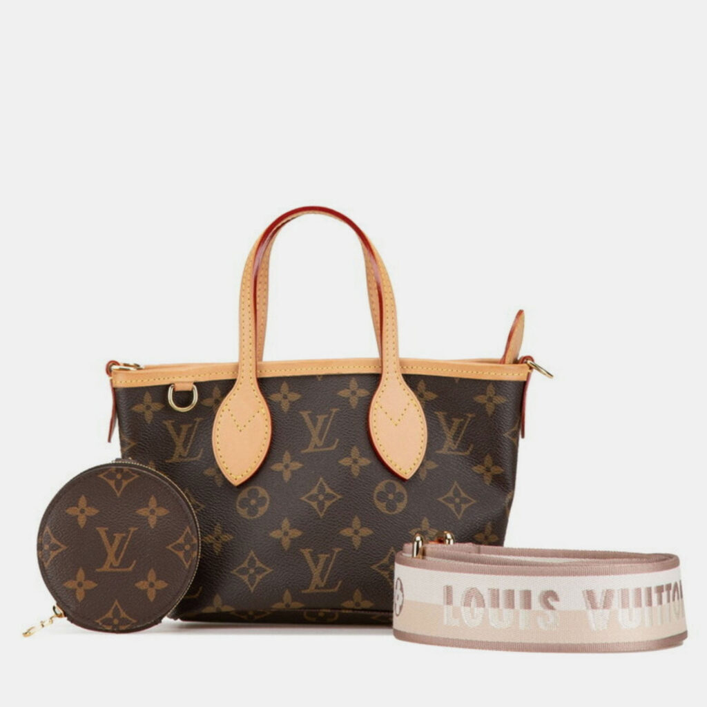 Louis Vuitton Neverfull BB Monogram Brown Shoulder Bag Louis Vuitton Neverfull BB Monogram Brown Shoulder Bag