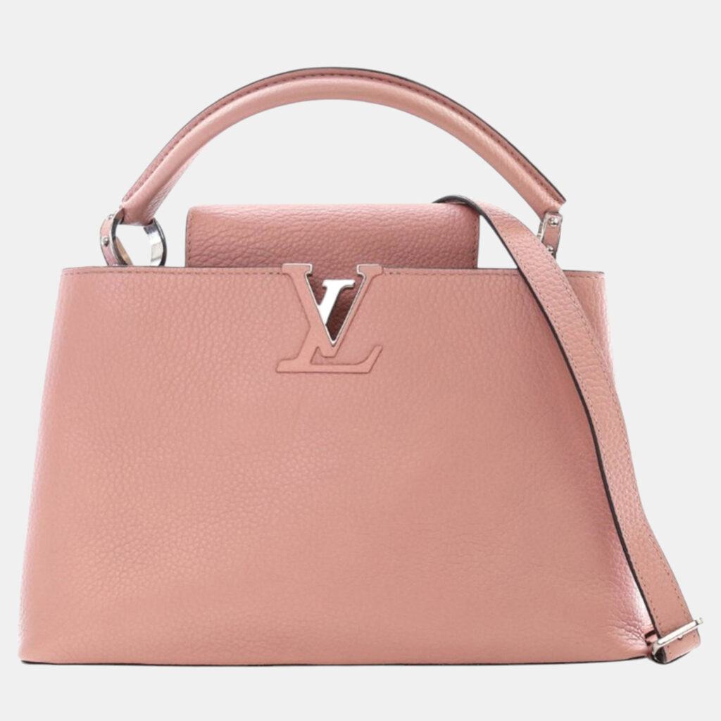luxury-women-louis-vuitton-used-handbags-p1222980-002-1.jpg Louis Vuitton Pink Taurillon Capucines PM