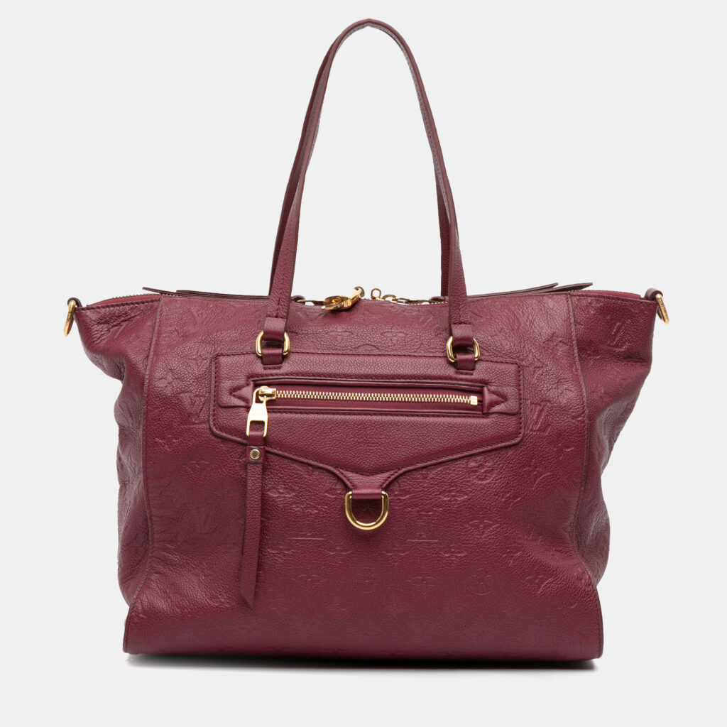 Louis Vuitton Burgundy Monogram Empreinte Lumineuse PM