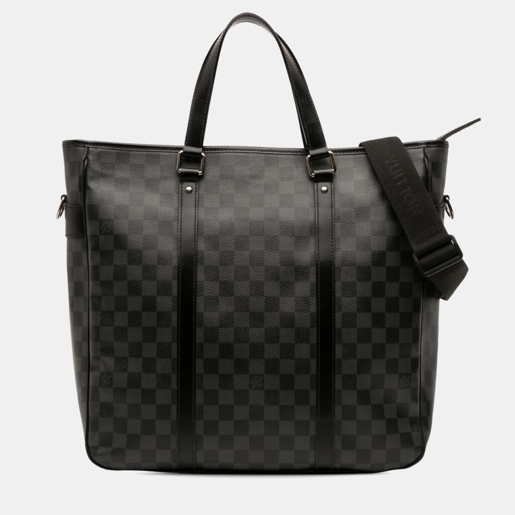 Louis Vuitton Black Damier Graphite Tadao PM Louis Vuitton Black Damier Graphite Tadao PM