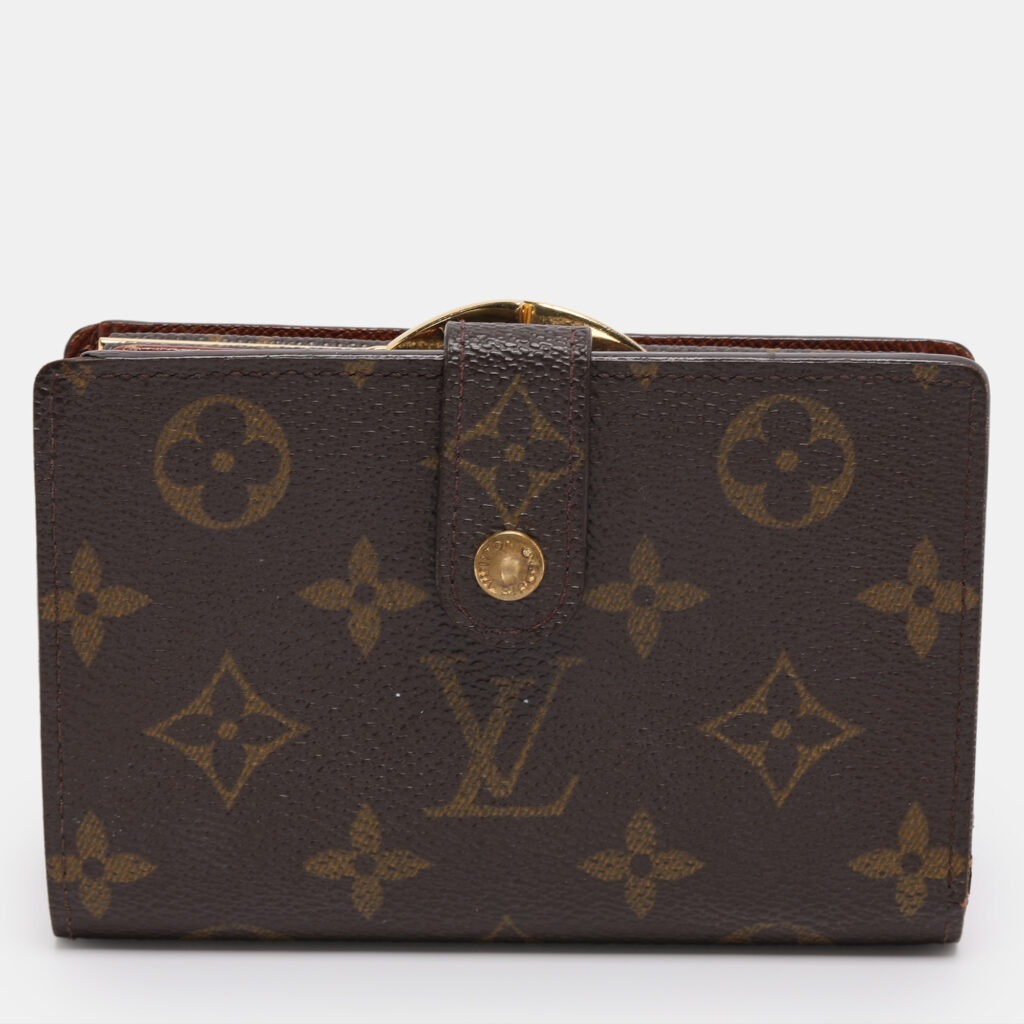 Louis Vuitton Monogram Canvas Port Feuille Vienoise French Purse Wallet Louis Vuitton Monogram Canvas Port Feuille Vienoise French Purse Wallet
