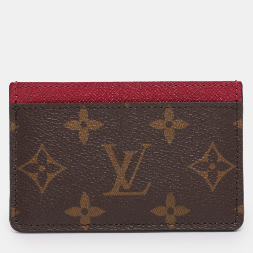 Louis Vuitton Fuchsia Monogram Canvas Card Holder Louis Vuitton Fuchsia Monogram Canvas Card Holder