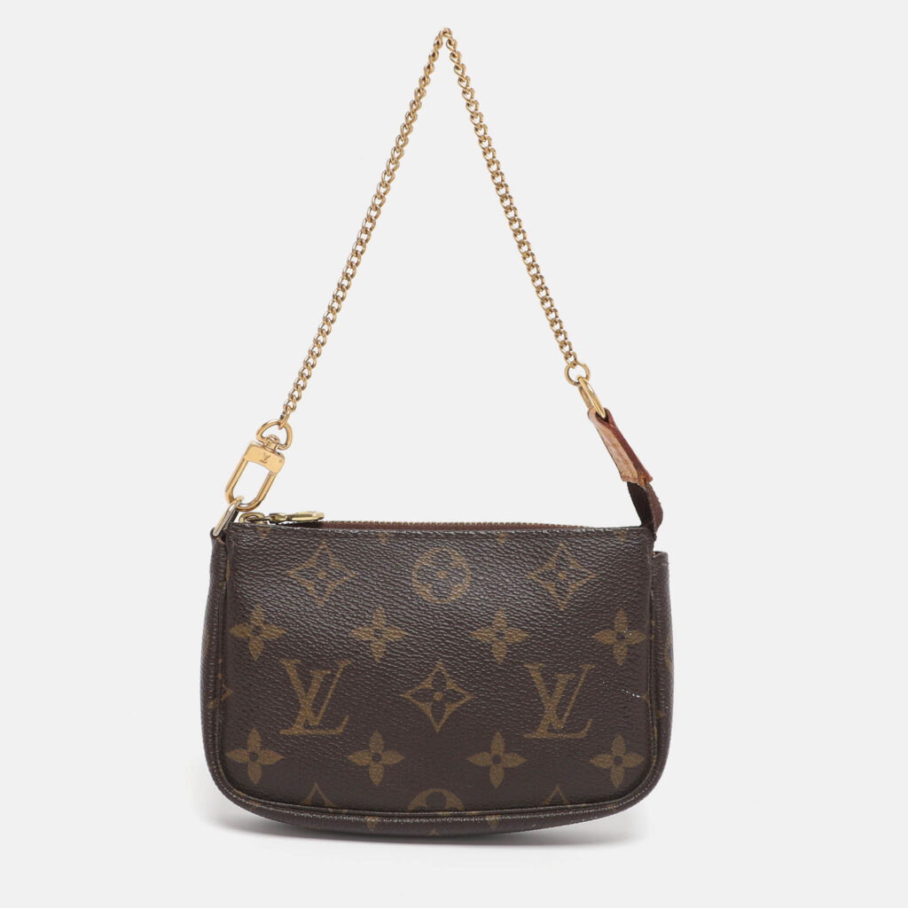 Louis Vuitton Monogram Canvas Mini Pochette Accessoires Louis Vuitton Monogram Canvas Mini Pochette Accessoires