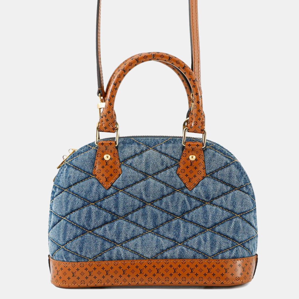 Louis Vuitton Maltage Alma Blue/Brown Denimtextile Size BB Louis Vuitton Maltage Alma Blue/Brown Denimtextile Size BB