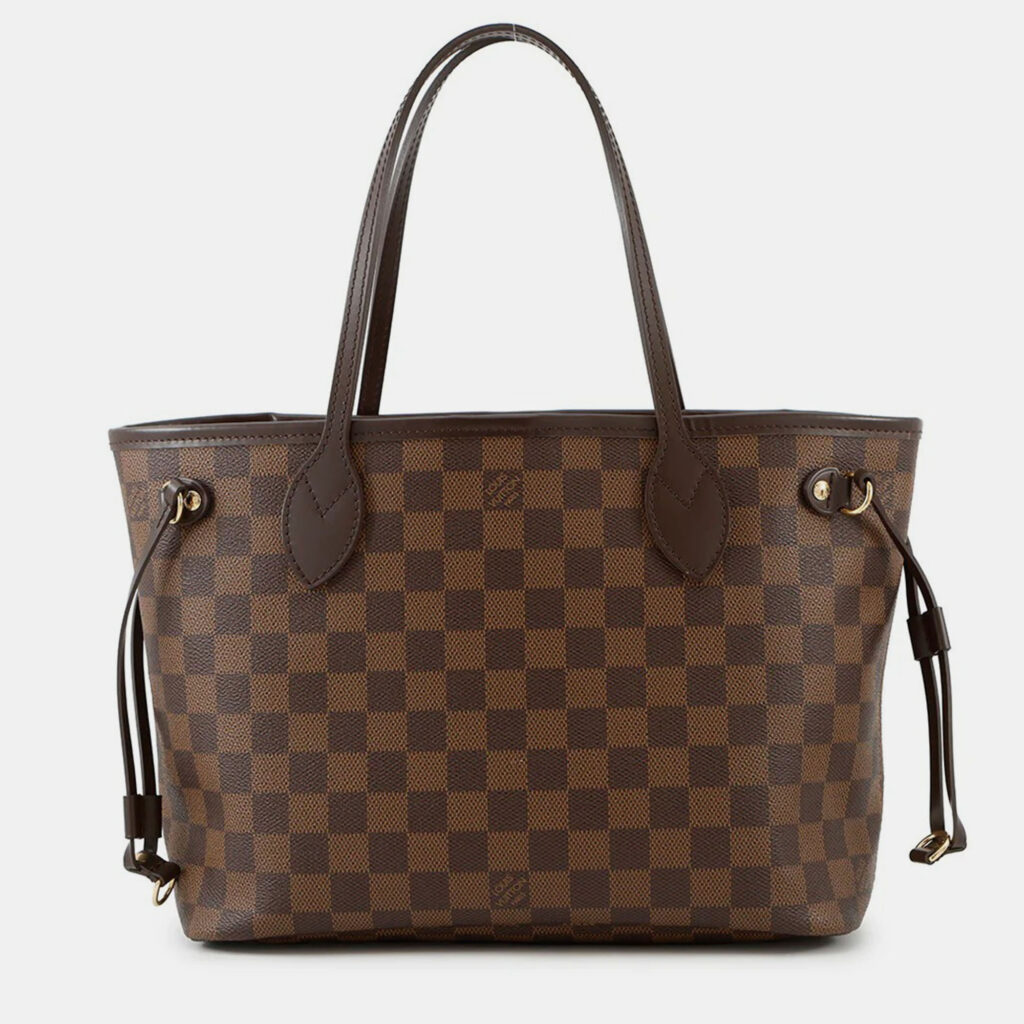 Louis Vuitton Neverfull Red Damier Ebene Canvas Size PM