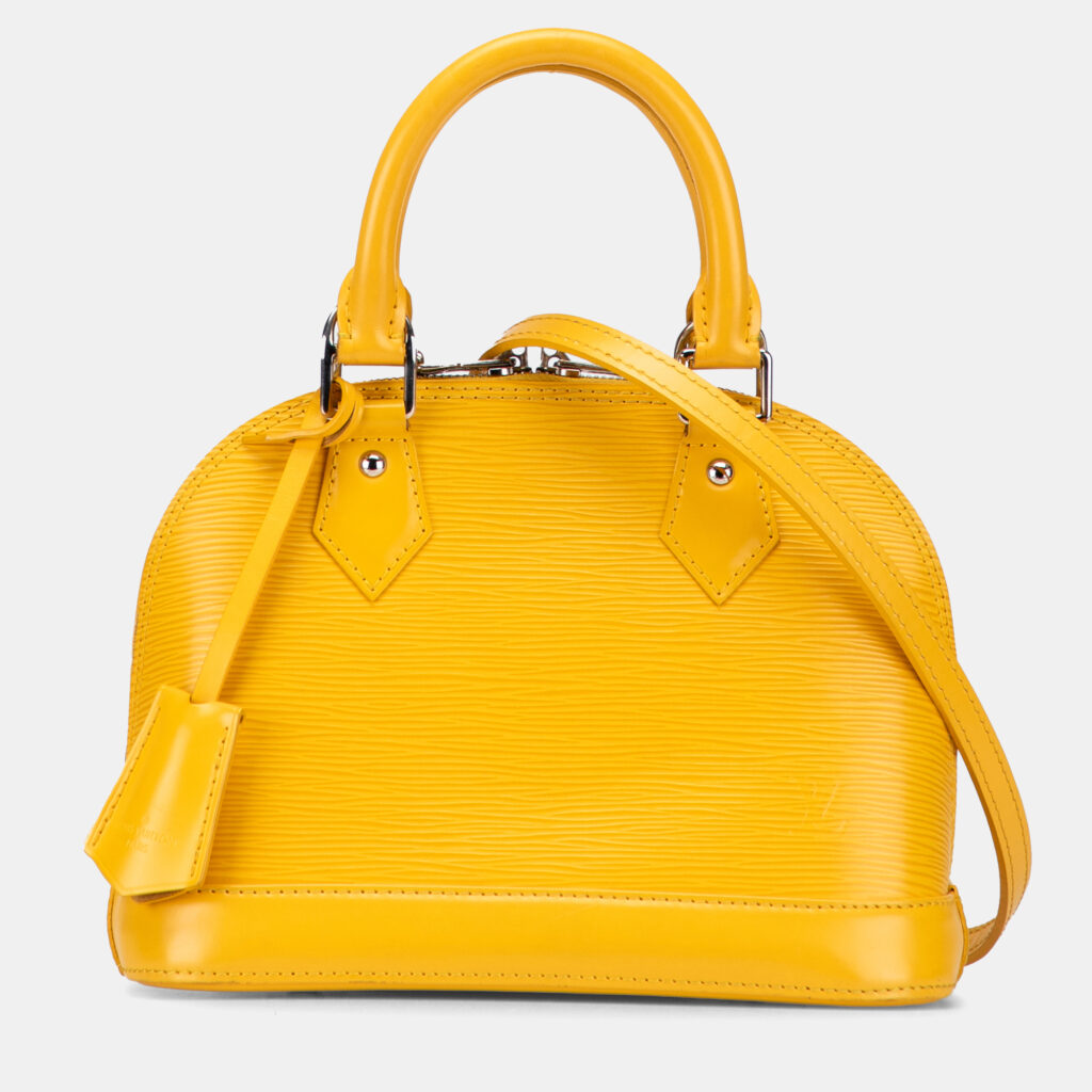 Louis Vuitton Yellow Epi Alma BB