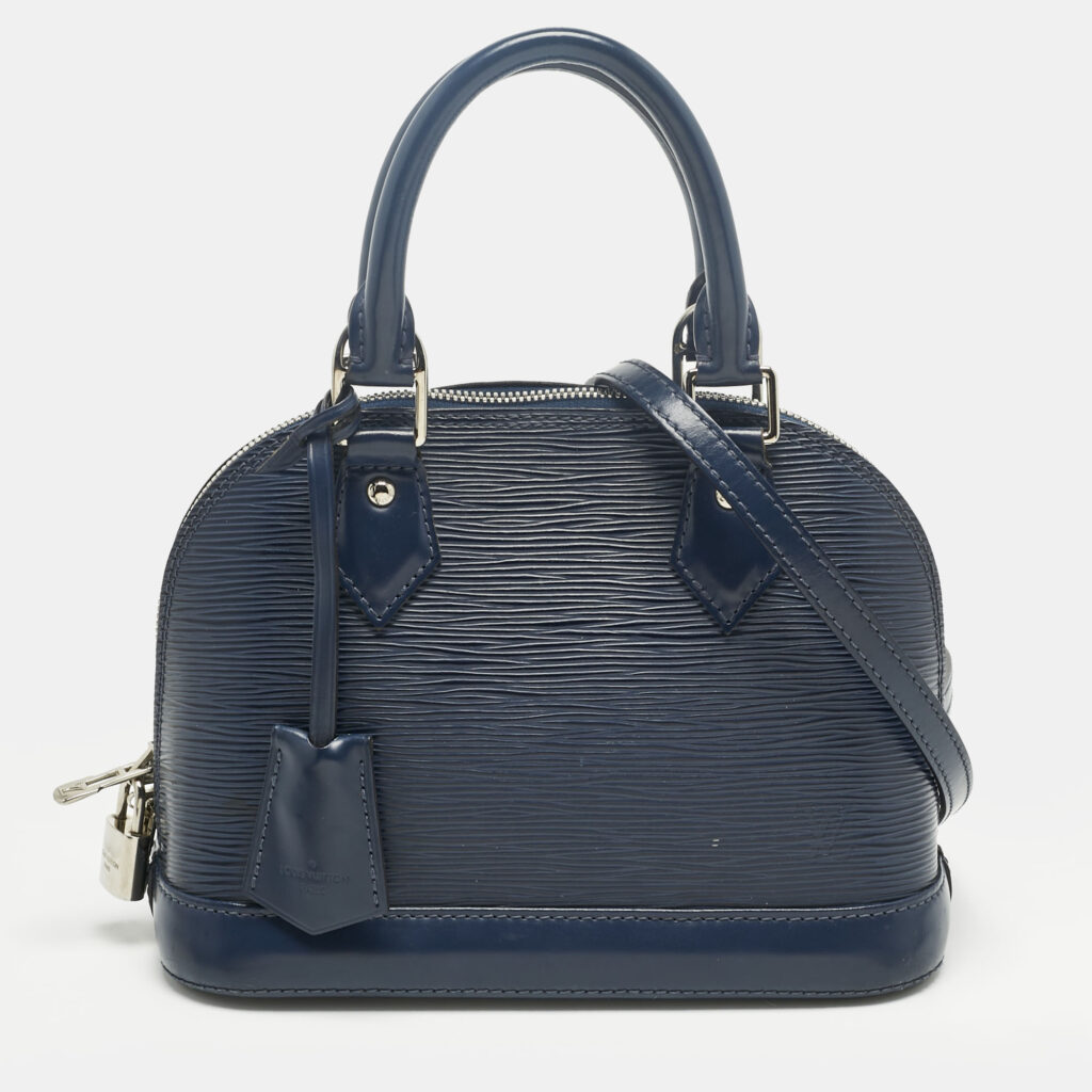 Louis Vuitton Indigo Epi Leather Alma BB Bag