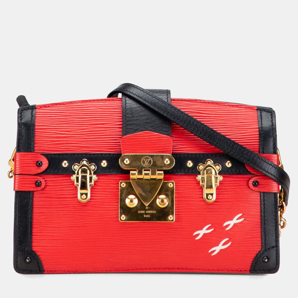luxury-women-louis-vuitton-used-handbags-p1224556-005.jpg Louis Vuitton Red Epi Trunk Clutch