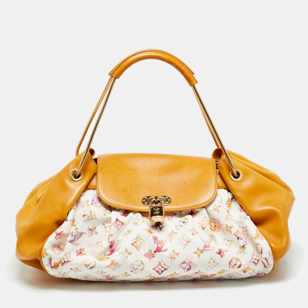 Louis Vuitton Limited Edition Richard Prince Monogram Watercolor Canvas Aquarelle Jamais Bag