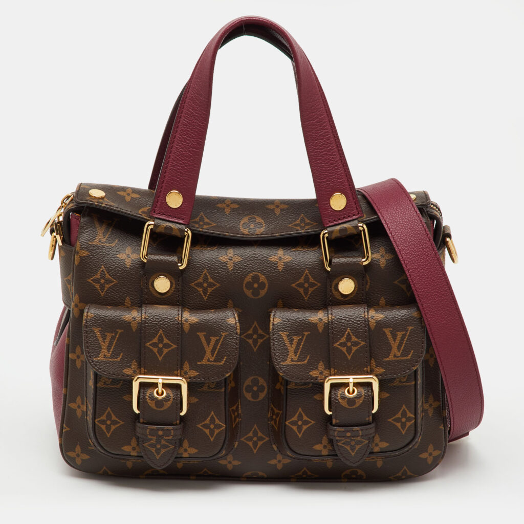 Louis Vuitton Aurore Monogram Canvas Manhattan NM Bag